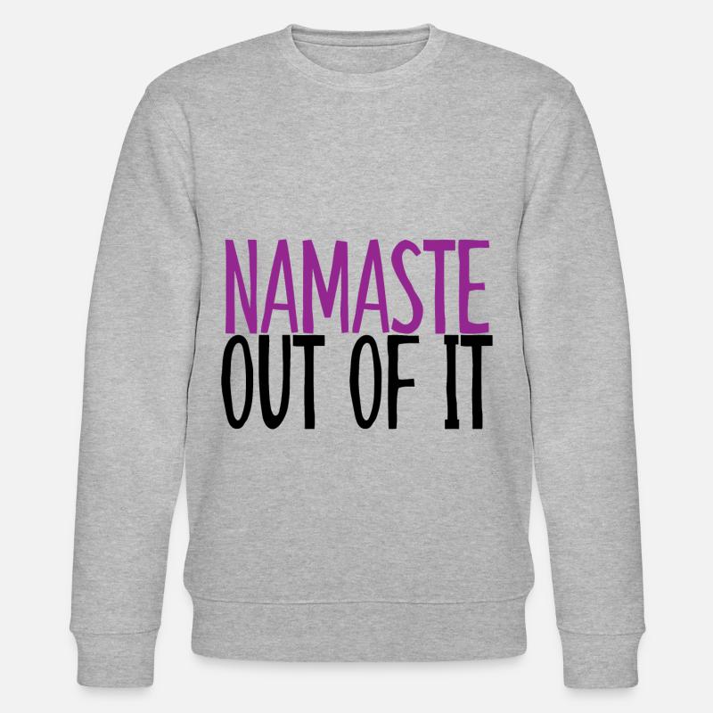 Namaste Out of It 4 - Stanley/Stella Unisex Bio-Sweatshirt CHANGER  - Grau meliert