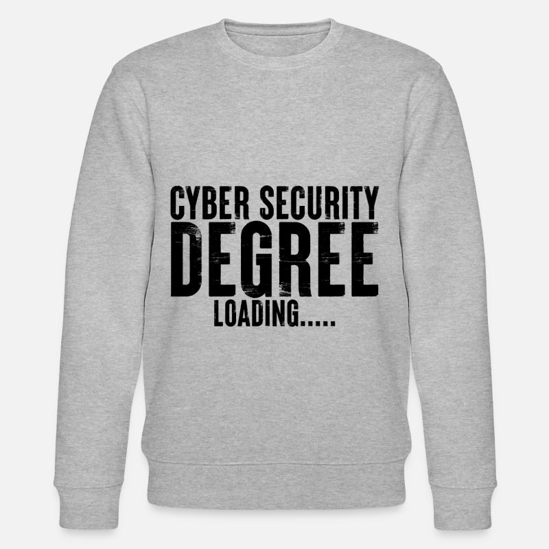 Cyber Security Degree Loading - Stanley/Stella Unisex Bio-Sweatshirt CHANGER  - Grau meliert