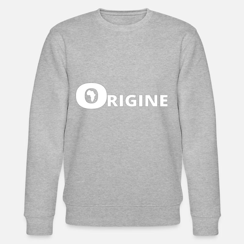 HERKUNFT AFRIKA - Stanley/Stella Unisex Bio-Sweatshirt CHANGER  - Grau meliert