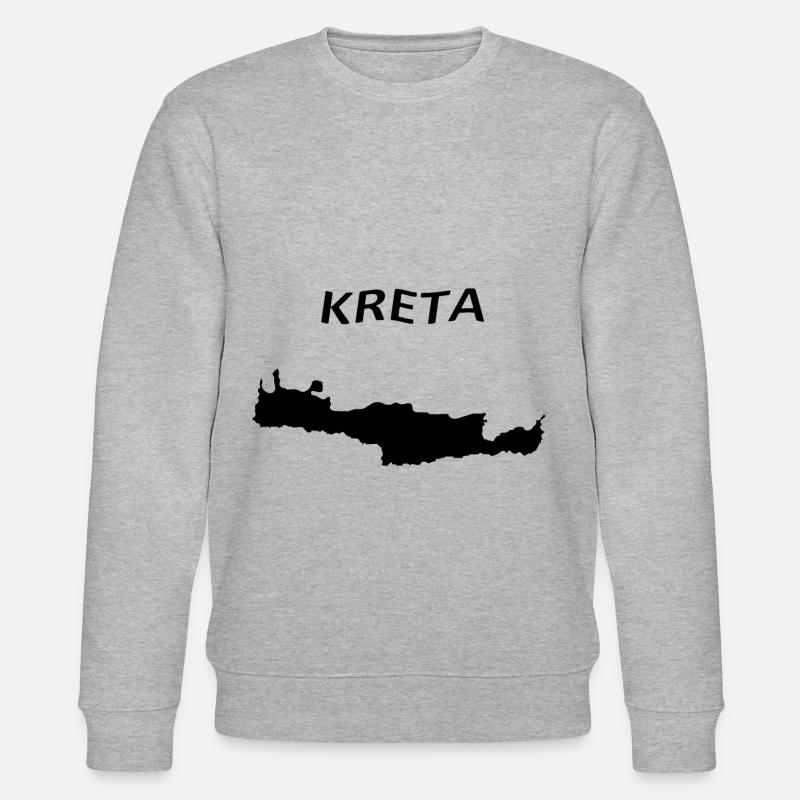 Kreta Insel - Stanley/Stella Unisex Bio-Sweatshirt CHANGER  - Grau meliert