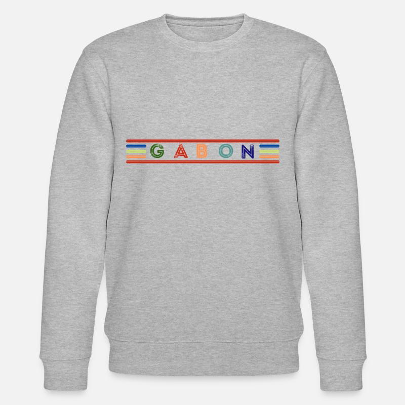 GABUN - Stanley/Stella Unisex Bio-Sweatshirt CHANGER  - Grau meliert