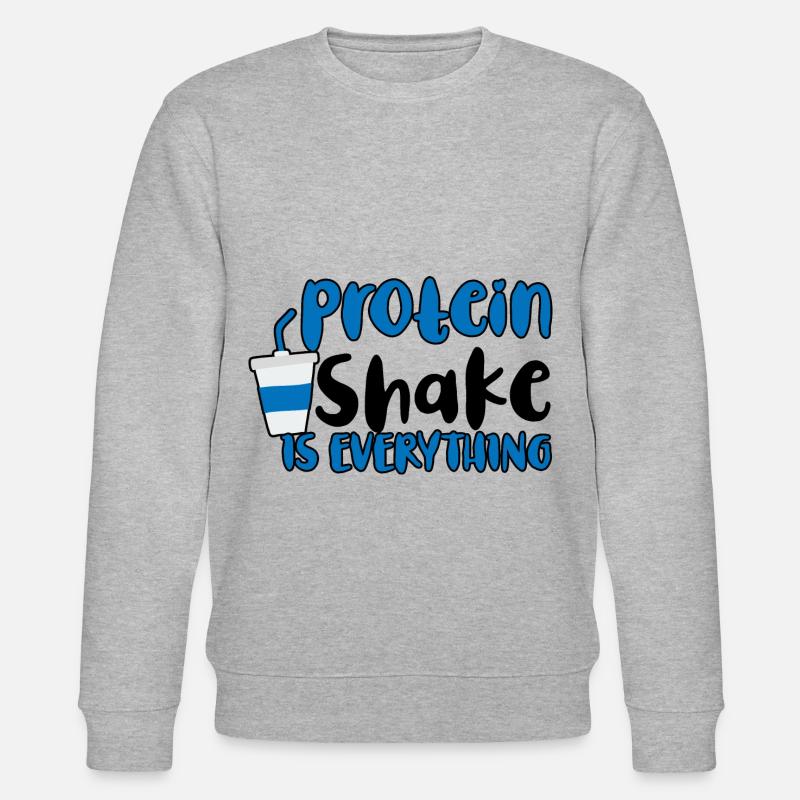 Shake protéiné est tout 2 - Sweat bio CHANGER Stanley/Stella Unisexe - gris chiné