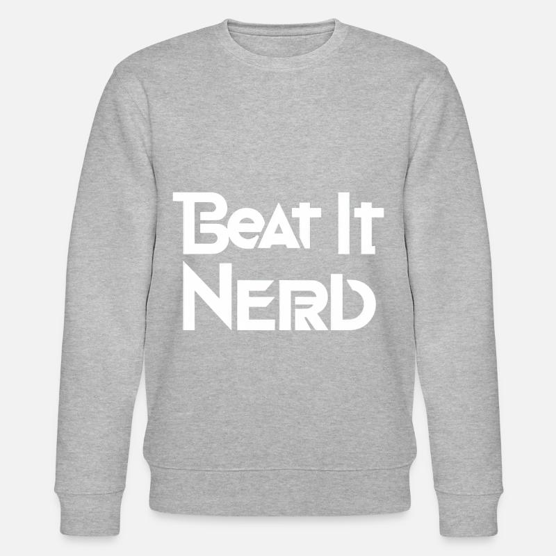 Beat it Nerd 9 - Stanley/Stella CHANGER Unisex Organic Sweatshirt - heather grey