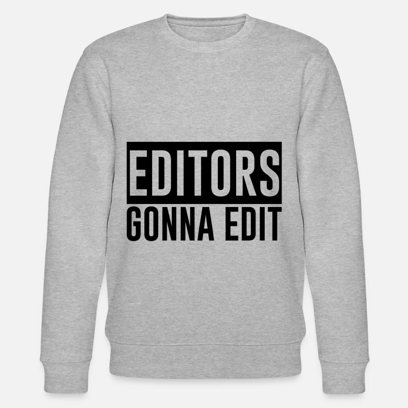 Editors Gonna Edit 2 - Stanley/Stella Unisex Bio-Sweatshirt CHANGER  - Grau meliert