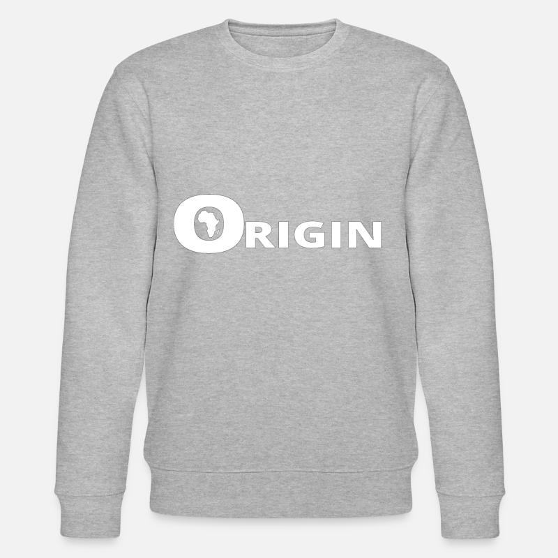 HERKUNFT AFRIKA - Stanley/Stella Unisex Bio-Sweatshirt CHANGER  - Grau meliert
