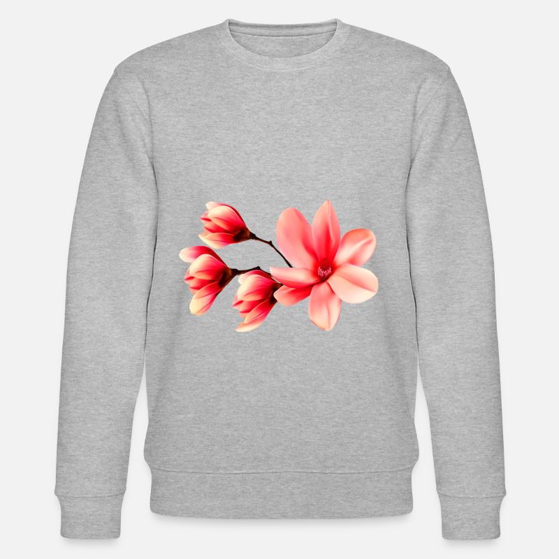 Fleur - Sweat bio CHANGER Stanley/Stella Unisexe - gris chiné