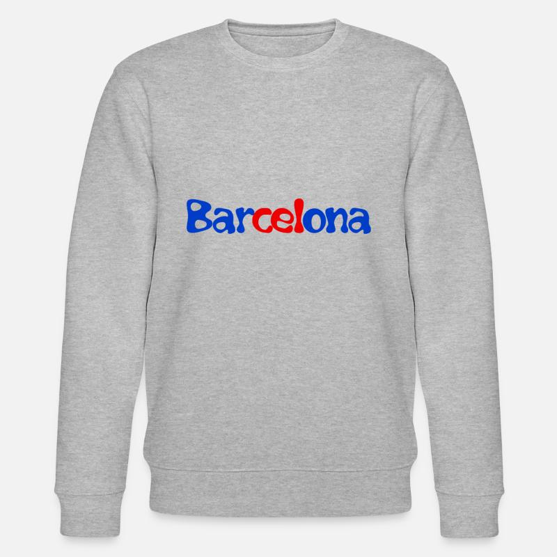 Barcelona - Stanley/Stella Unisex Bio-Sweatshirt CHANGER  - Grau meliert