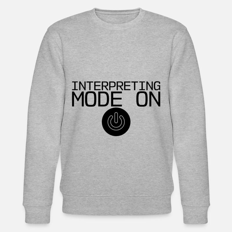 Mode d’interprétation sur 2 - Sweat bio CHANGER Stanley/Stella Unisexe - gris chiné