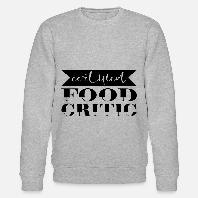 Critique gastronomique certifiée - Sweat bio CHANGER Stanley/Stella Unisexe - gris chiné