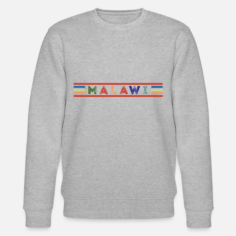 MALAWI - Stanley/Stella Unisex Bio-Sweatshirt CHANGER  - Grau meliert