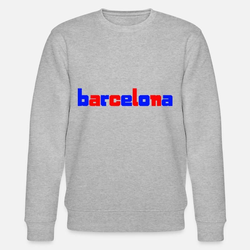 Ville de Barcelone Cty - Sweat bio CHANGER Stanley/Stella Unisexe - gris chiné