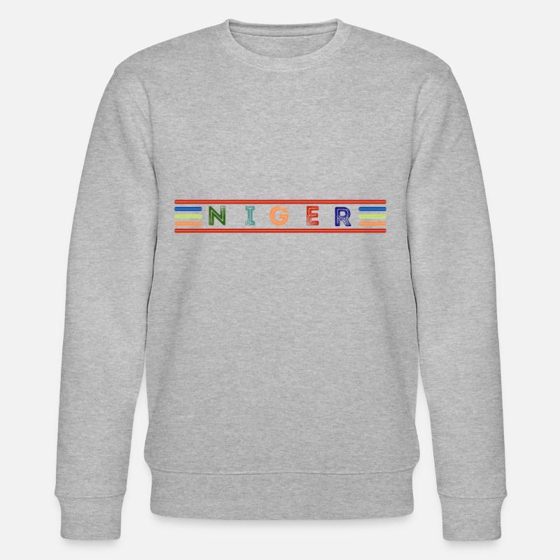 NIGER - Stanley/Stella Unisex Bio-Sweatshirt CHANGER  - Grau meliert