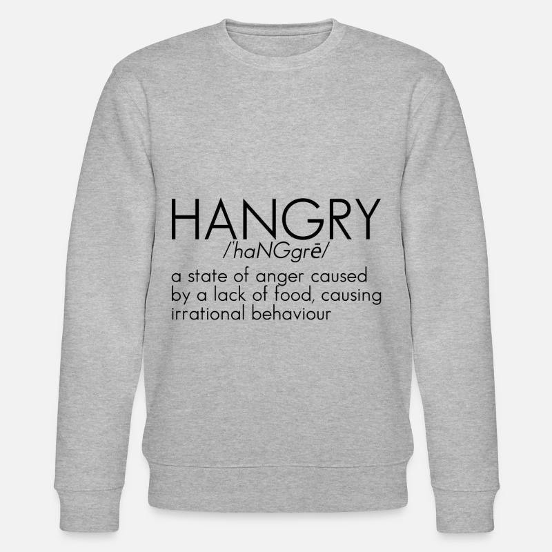 Définition de Hangry 5 - Sweat bio CHANGER Stanley/Stella Unisexe - gris chiné