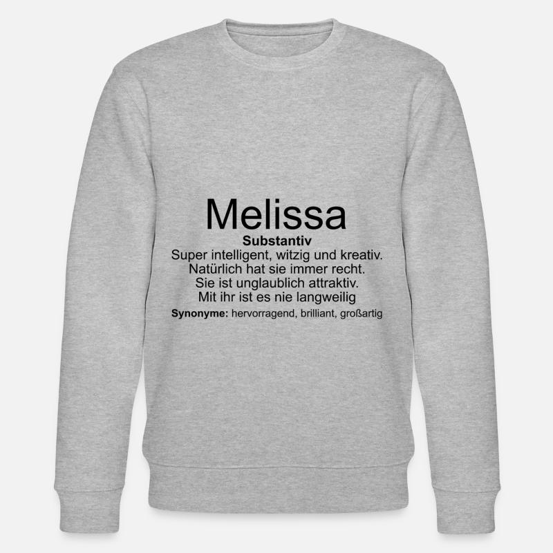 Nom Définition Melissa - Sweat bio CHANGER Stanley/Stella Unisexe - gris chiné