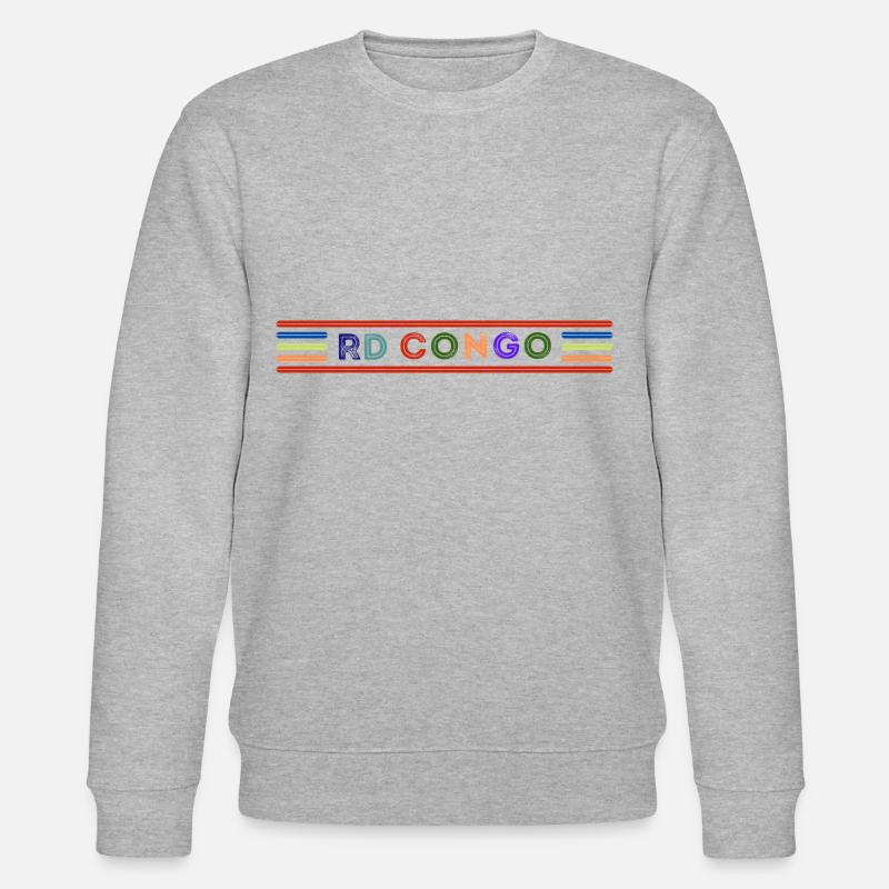DR KONGO - Stanley/Stella Unisex Bio-Sweatshirt CHANGER  - Grau meliert