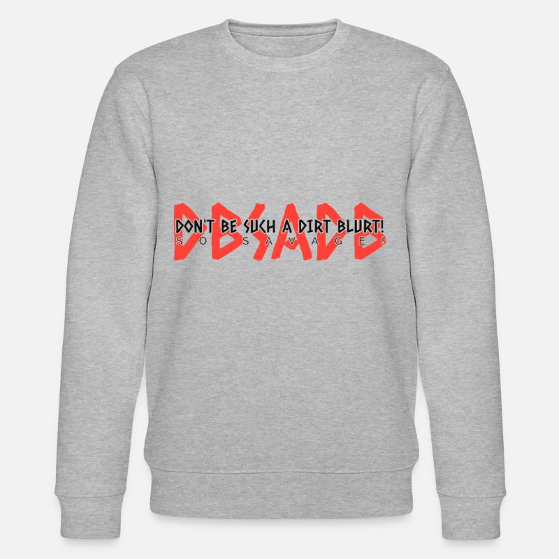 DBSADB Rouge - Sweat bio CHANGER Stanley/Stella Unisexe - gris chiné