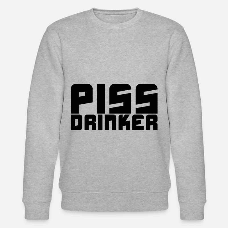 Buveur de pisse - Sweat bio CHANGER Stanley/Stella Unisexe - gris chiné