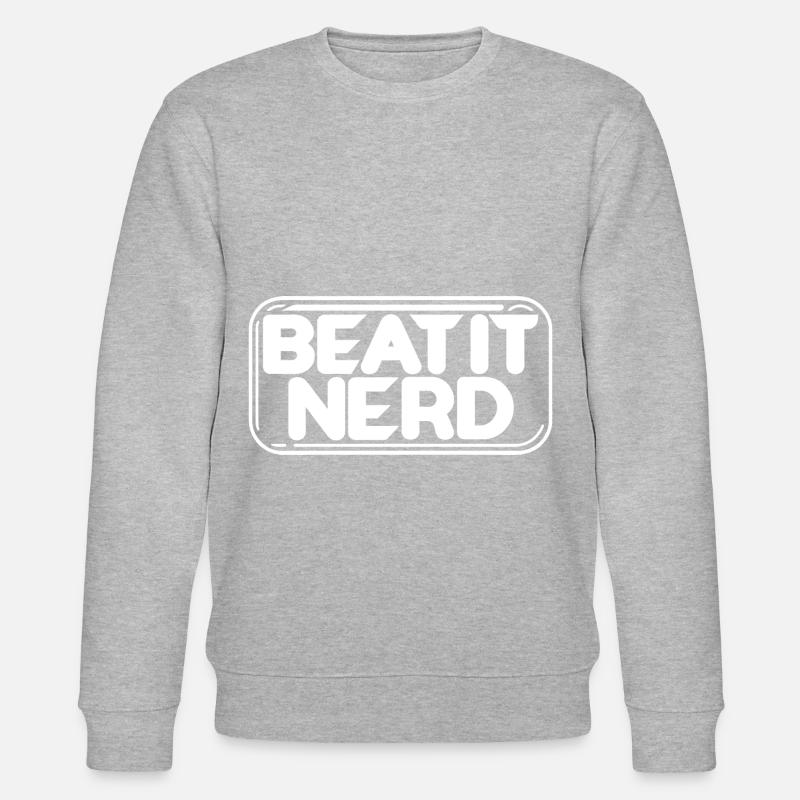 Battez-le Nerd 17 - Sweat bio CHANGER Stanley/Stella Unisexe - gris chiné