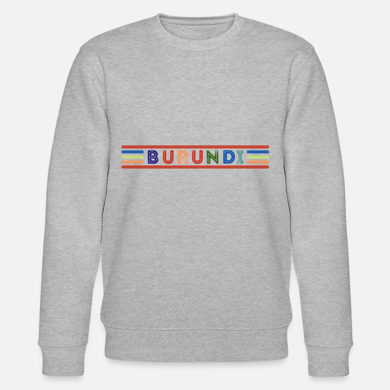 BURUNDI - Stanley/Stella Unisex Bio-Sweatshirt CHANGER  - Grau meliert
