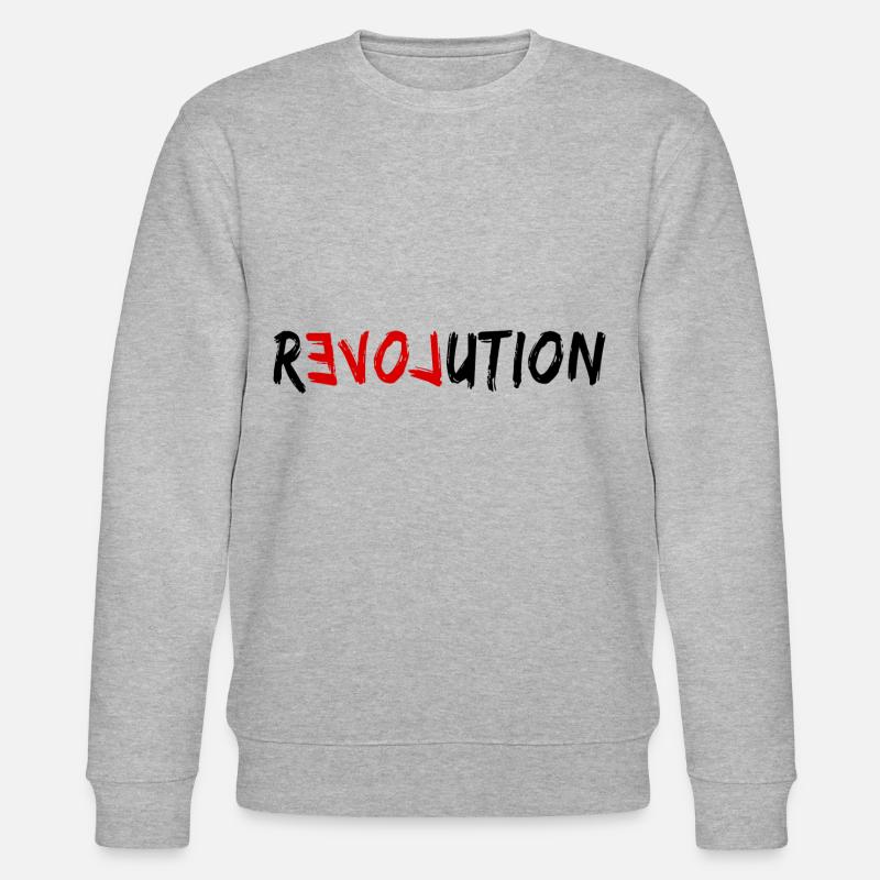 Révolution de l’amour - Sweat bio CHANGER Stanley/Stella Unisexe - gris chiné