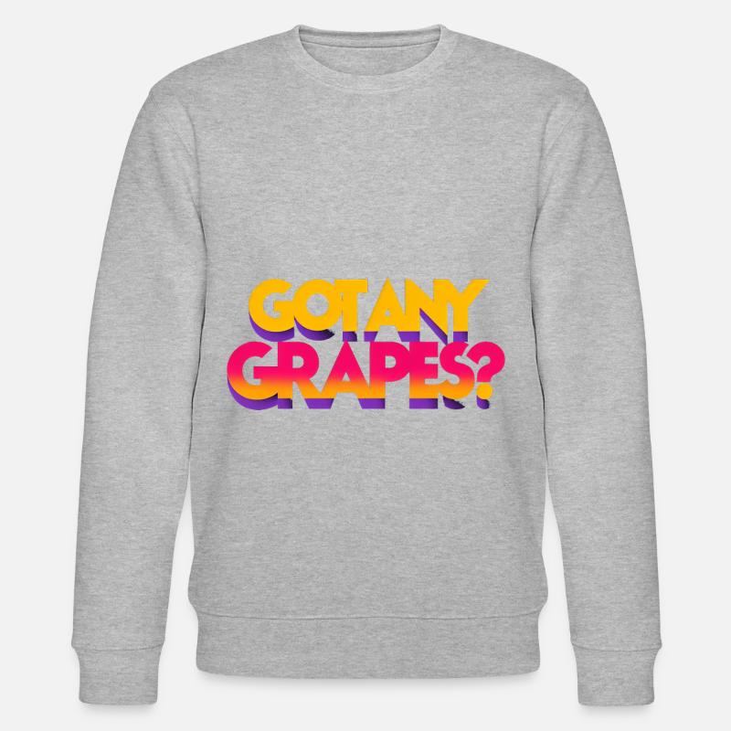 Got Any Grapes 5 - Stanley/Stella Unisex Bio-Sweatshirt CHANGER  - Grau meliert
