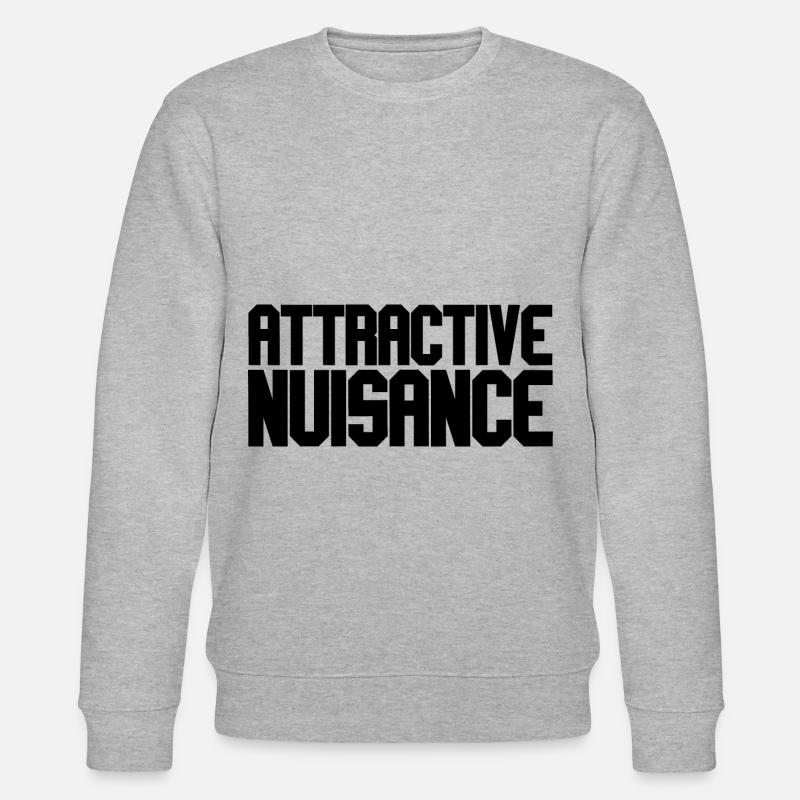 Attractive Nuisance - Stanley/Stella Unisex Bio-Sweatshirt CHANGER  - Grau meliert
