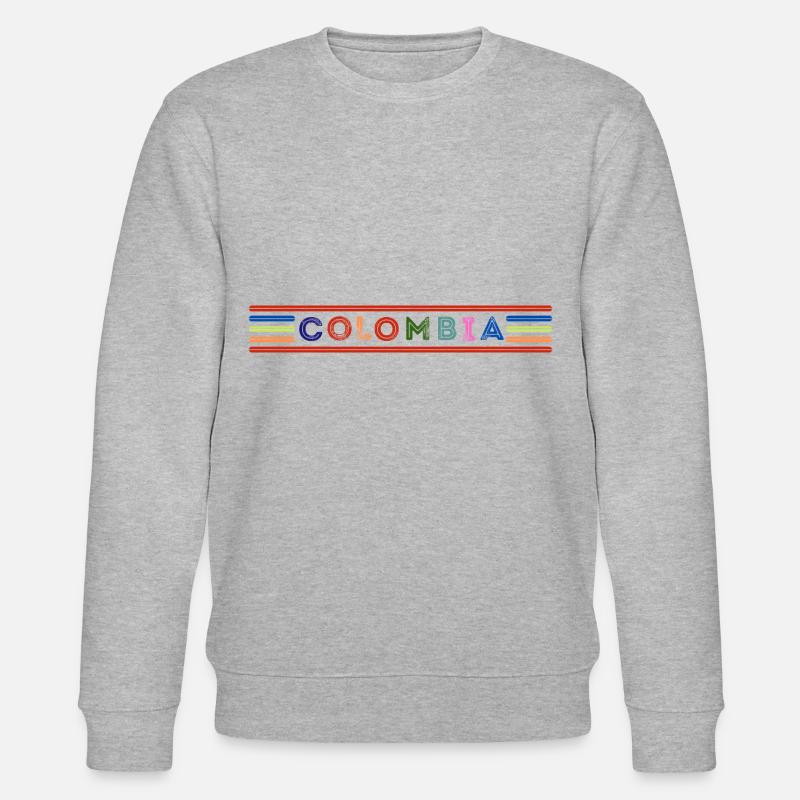 Kolumbien - Stanley/Stella Unisex Bio-Sweatshirt CHANGER  - Grau meliert