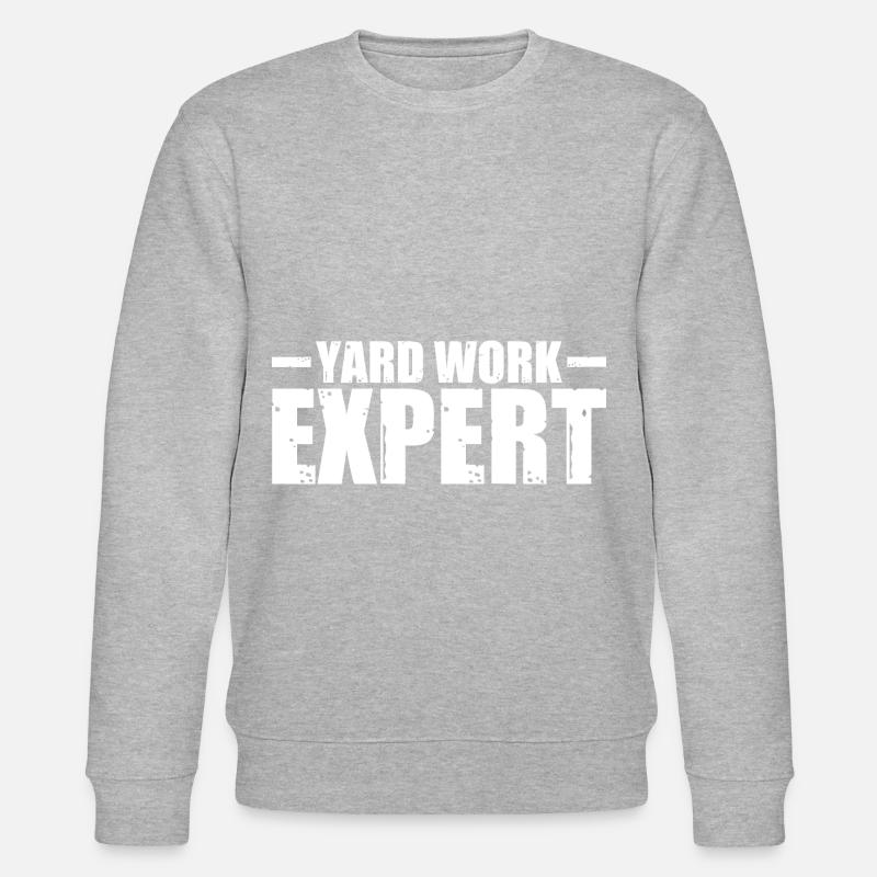 Yard Work Expert 24 - Stanley/Stella Unisex Bio-Sweatshirt CHANGER - Grau meliert