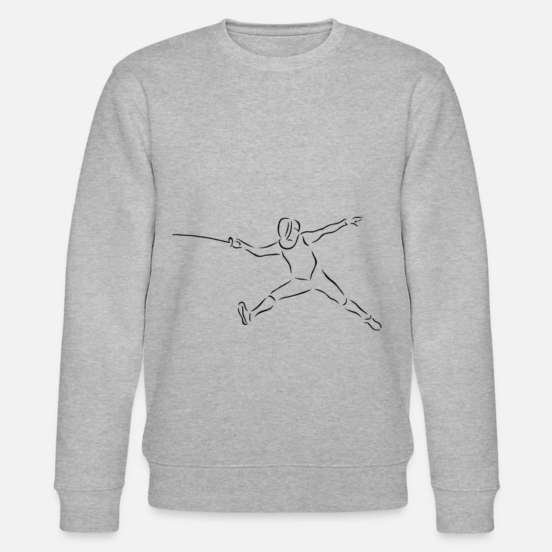 Fechten - Stanley/Stella Unisex Bio-Sweatshirt CHANGER  - Grau meliert