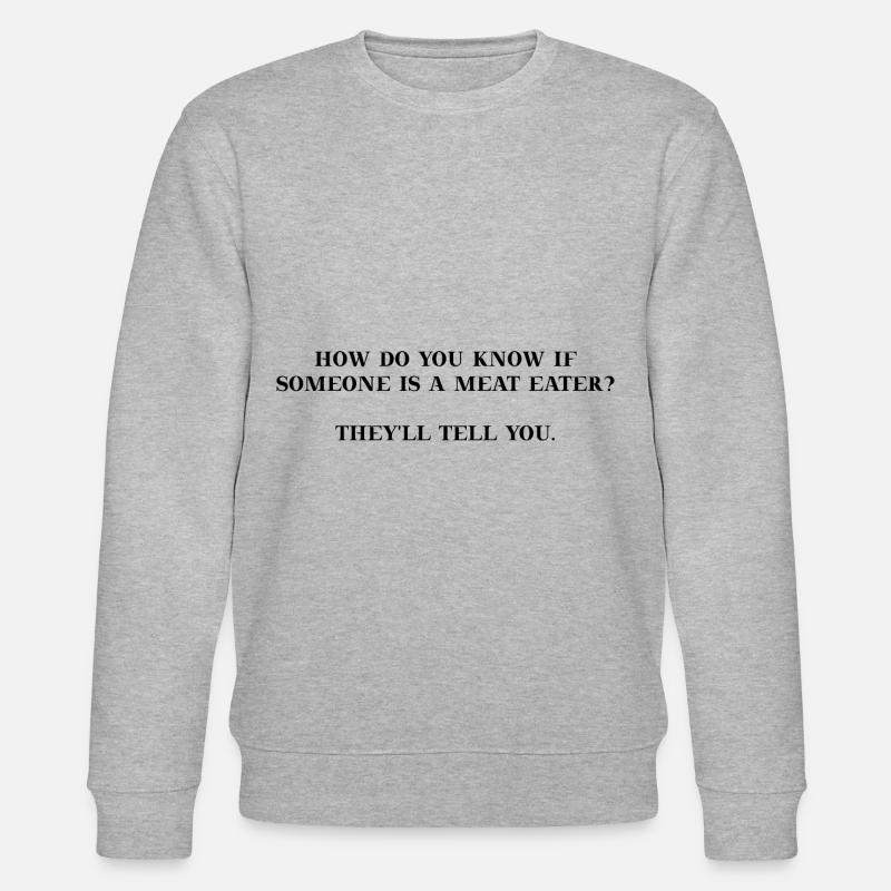 Vegan lustige Geschenkidee - Stanley/Stella Unisex Bio-Sweatshirt CHANGER - Grau meliert