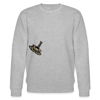 Guitare Acoustique Concert guitare occidentale 30 - Sweat bio CHANGER Stanley/Stella Unisexe - gris chiné - Devant - Nik (191cm) & Marisol (170cm)