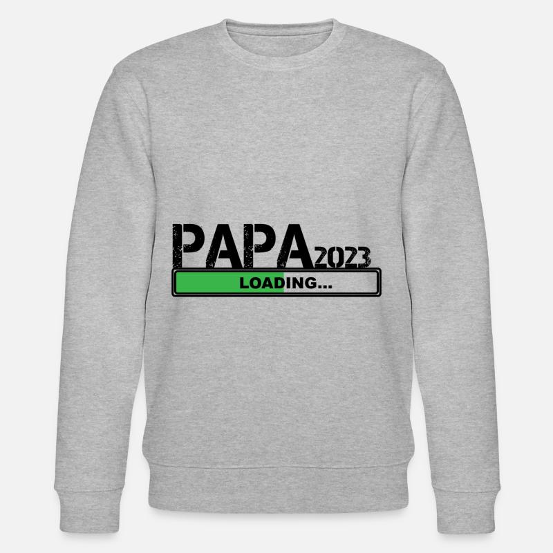 Papa 2023 loading - Stanley/Stella CHANGER Unisex Organic Sweatshirt - heather grey