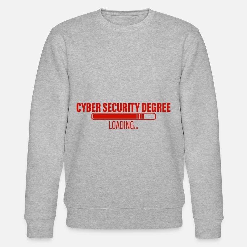 Cyber Security Degree Loading 3 - Stanley/Stella Unisex Bio-Sweatshirt CHANGER  - Grau meliert
