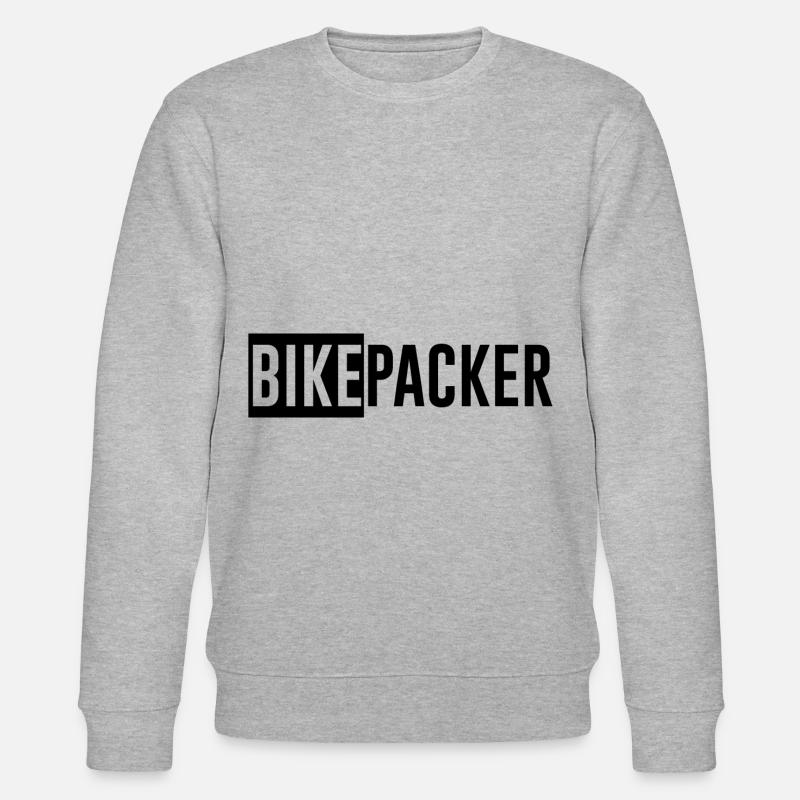 Bikepacker - Stanley/Stella Unisex Bio-Sweatshirt CHANGER  - Grau meliert