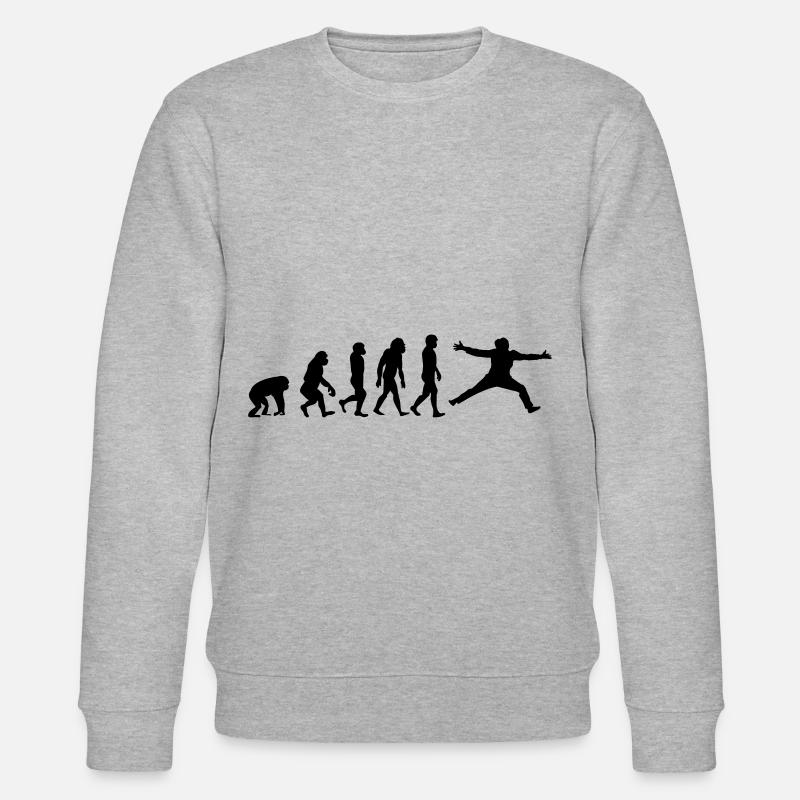 Développement de l'évolution du gardien de but de handball - Sweat bio CHANGER Stanley/Stella Unisexe - gris chiné