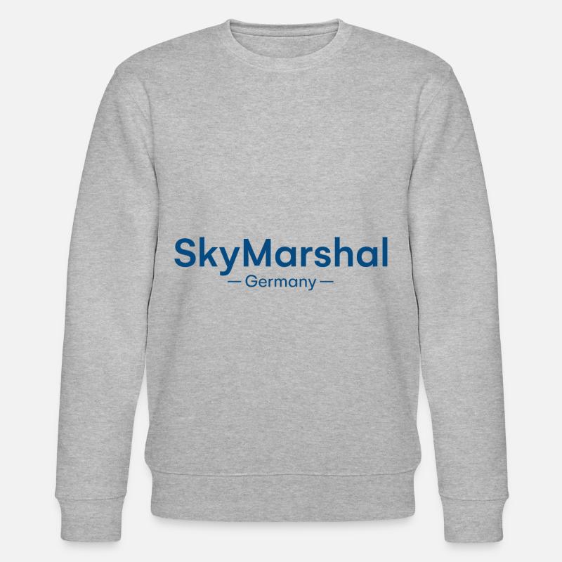 Sky Marshal Germany Luftfahrt - Stanley/Stella Unisex Bio-Sweatshirt CHANGER - Grau meliert