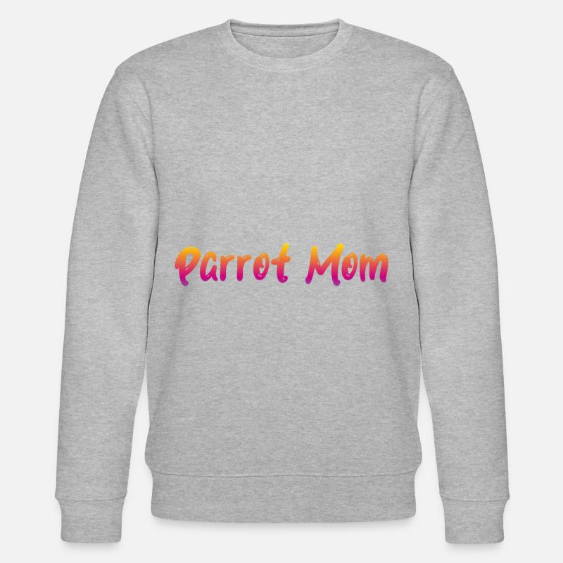 Maman perroquet - Sweat bio CHANGER Stanley/Stella Unisexe - gris chiné