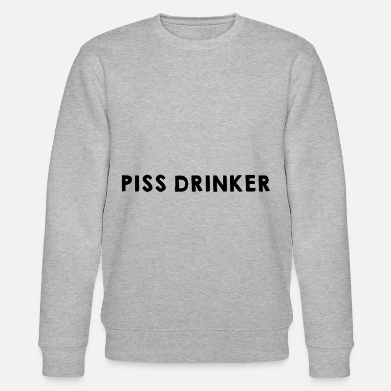 Piss Drinker 25 - Stanley/Stella Unisex Bio-Sweatshirt CHANGER  - Grau meliert