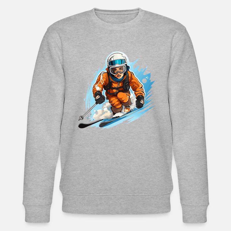 Slope Rush - Stanley/Stella Unisex Bio-Sweatshirt CHANGER  - Grau meliert