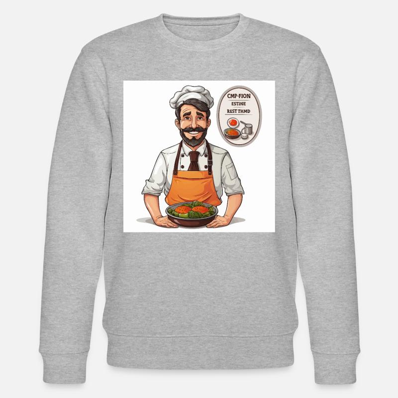 Die Gourmet-Couture - Stanley/Stella Unisex Bio-Sweatshirt CHANGER  - Grau meliert