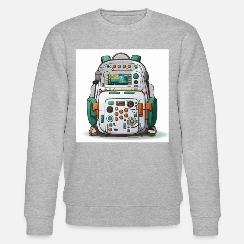 The Geeks Tech Carry - Stanley/Stella CHANGER Unisex Organic Sweatshirt - heather grey