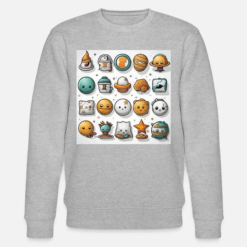 The Geeks Abode - Stanley/Stella CHANGER Unisex Organic Sweatshirt - heather grey