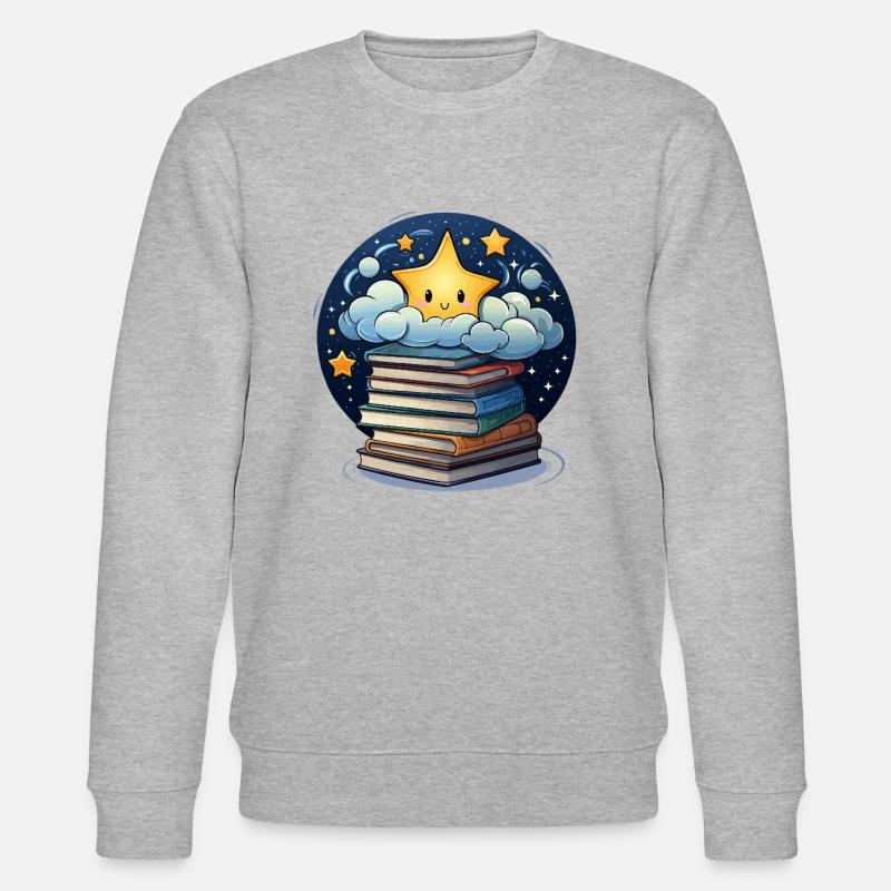 Himmlische Verse - Stanley/Stella Unisex Bio-Sweatshirt CHANGER  - Grau meliert
