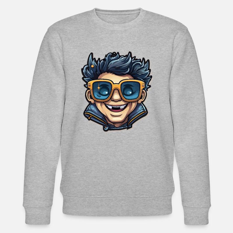 Fils nostalgiques - Sweat bio CHANGER Stanley/Stella Unisexe - gris chiné