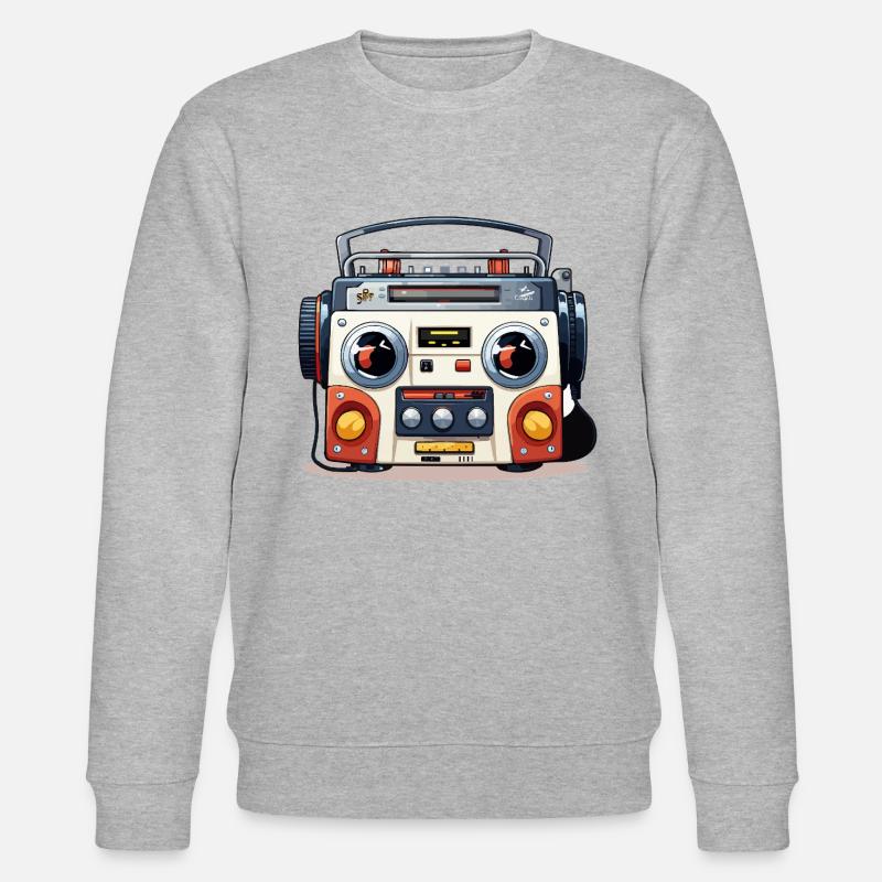 Audio-Zeitkapsel - Stanley/Stella Unisex Bio-Sweatshirt CHANGER  - Grau meliert