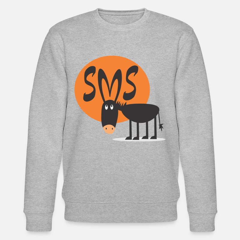SMS Jackass - Sweat bio CHANGER Stanley/Stella Unisexe - gris chiné