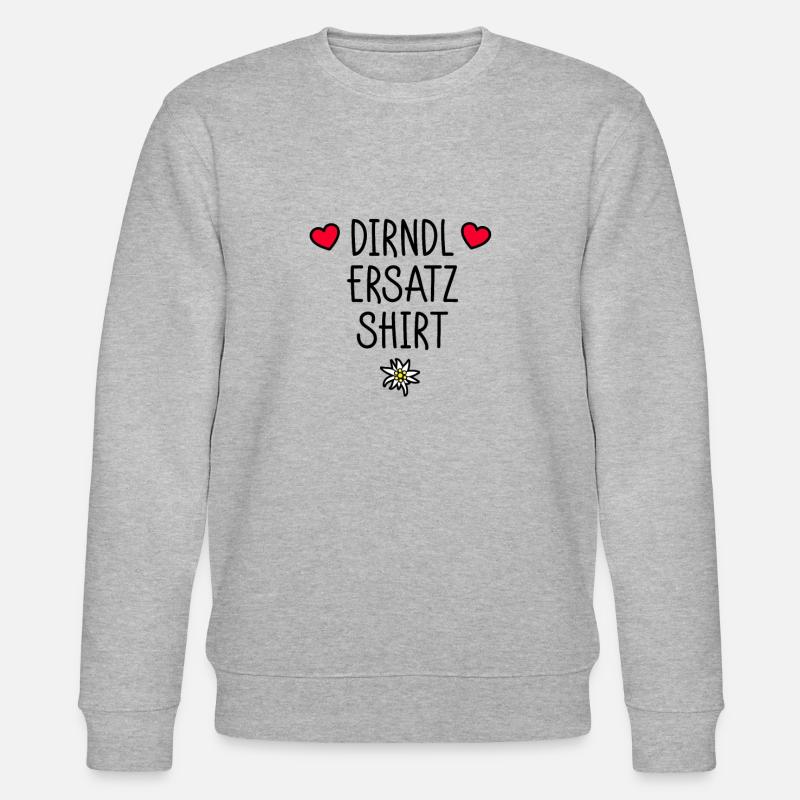 T-shirt de remplacement Dirndl - Sweat bio CHANGER Stanley/Stella Unisexe - gris chiné
