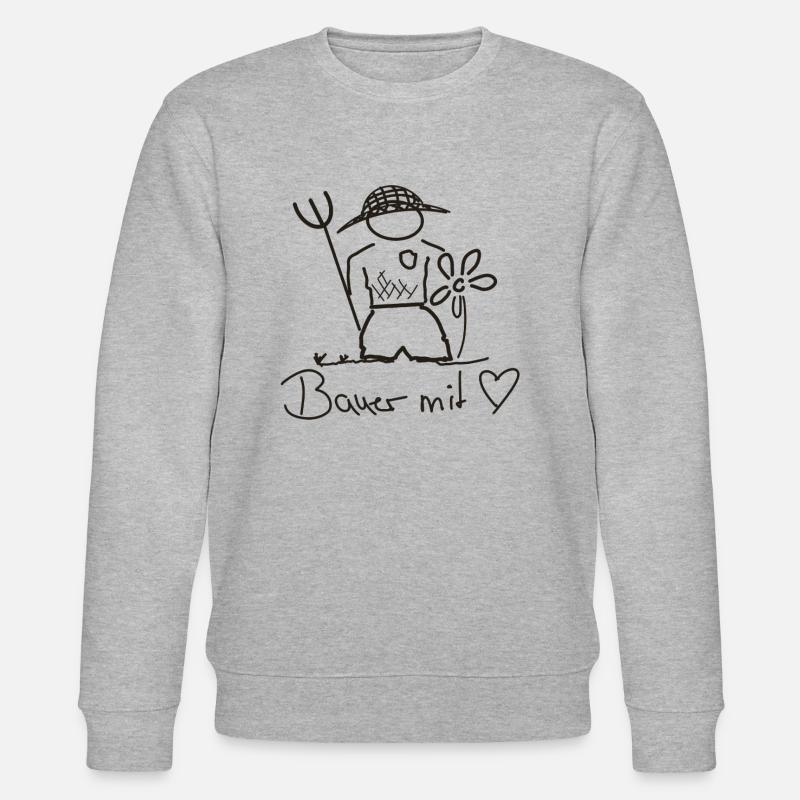 Stolzer Bauer - Stanley/Stella Unisex Bio-Sweatshirt CHANGER  - Grau meliert