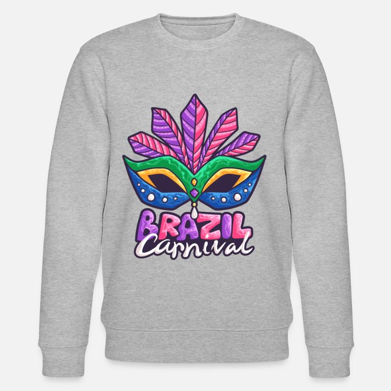 Carnaval Carnaval Brésil Costume - Sweat bio CHANGER Stanley/Stella Unisexe - gris chiné
