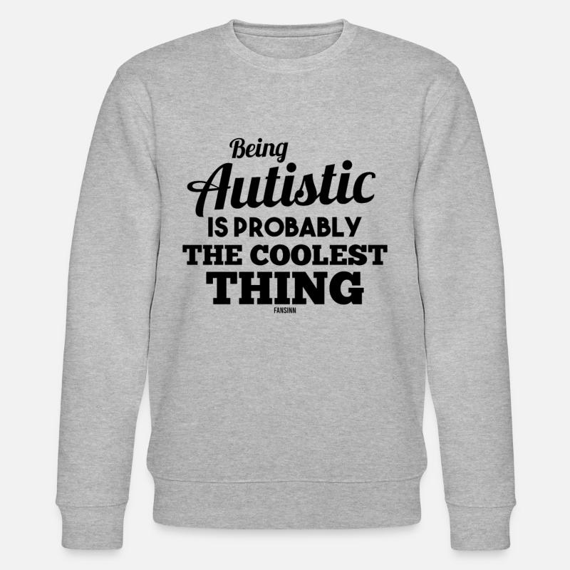 Autism especially developmental disorder - Stanley/Stella CHANGER Unisex Organic Sweatshirt - heather grey